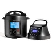 Image de Autocuiseur programmable et friteuse à air Foodie Pot Cloen, Robot de cuisine 2 en 1, autocuiseur programmable + Air Fryer, 9 fonctions en 1, capacité 6L, 1300W, 3 niveaux de puissance, 2 couvercles