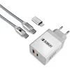 Image de SUBBLIM Chargeur mural Smart Chargeur PD25W+QC3.0+C TO C/Lightning Câble Blanc
