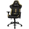 Image de DRIFT Gaming Chair DR350 -DR350GOLD - Fauteuil de jeu professionnel, simili cuir, accoudoirs 4D, roulettes silencieuses, piston classe 4, inclinaison, coussin lombaire/cervical, couleur noir/doré