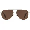 Image de HAWKERS Lunettes de soleil SHADOW pour hommes et femmes en différentes couleurs et designs, Polarized Karat Brown, Taille unique