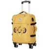 Image de Disney Le Roi Lion Face Valise de Cabine 4 Roues, Jaune, 20 x 40 x 55 cm, Capacité 44 L, jaune, Taglia Unica, Valise de cabine 4 roues Face