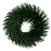 Image de BigBuy Christmas Couronne de Noël Vert PVC 31 x 31 cm
