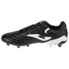 Image de Joma Chaussures de football pour terrain ferme - Aigle, 38 à 46 - Fabriquées en microfibre haute performance et crampons ajoutés pour une répartition du poids et une meilleure adhérence, Noir et blanc