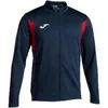 Image de Joma - Sweat pour homme Winner III avec fermeture éclair, Bleu marine, rouge, L