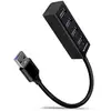 Image de AXAGON HUE-M1A Mini Hub HUE-M1A USB-hub 4 poorten USB-A USB 3.0 5 GBit/s Zwart
