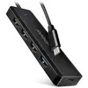 Image de AXAGON HUE-C1C HUE-C1C USB-hub 4 + 1 poorten USB-A 3.0, USB-C USB 3.0 5 GBit/s Zwart