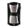 Image de Philips Machine à Café Filtre - Verseuse Isotherme 1.2 L, Jusqu'à 15 Tasses, Goût de Café Riche, Arrêt Automatique Direct, En Inox, Argent/Noir (HD7546/20)