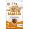 Image de IAMS Nourriture sèche stérilisée pour chat au poulet - Nourriture sèche pour chats stérilisés/castrés à partir de 1 an - 3 kg