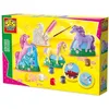 Image de Ses Creative Kit Moulage et Peinture Chevaux | Activité Manuelle | Paillettes | CO  Neutre | pour Les Enfants | à partir de 5 Ans | Plusieurs Couleurs | Plâtre, Peinture et Paillettes