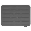 Image de Brabantia - Tapis égouttoir en silicone, Gris foncé