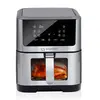 Image de alpina Airfryer XXL - Air Fryer 8L - Friteuse à air pour 6 personnes et plus - Four à air chaud avec écran tactile numérique - Température réglable de 80 à 200 degrés - Fonction de maintien au chaud