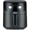 Image de alpina Airfryer XL - Friteuse à air chaud 6L - Air Fryer pour 4 à 6 personnes - Friteuse à air chaud avec température réglable de 80 °C à 200 °C - Minuterie jusqu'à 60 minutes - Noir