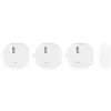 Image de Smartwares Kit domotique Plug & Connect - Pour éclairage sans fil - 3 modules encastrables et télécommande SH4-99557 Blanc