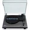 Image de Lenco LS-10 Tourne-disque Lenco - Tourne-disque avec haut-parleurs intégrés - Entraînement par courroie - Vinyle - Vitesses 33 tours et 45 tours, Noir, 2 x 3 Watt