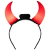 Image de Boland 01071 Tiare LED Cornes de diable Serre-tête avec lumière LED et cornes avec piles, diable, couvre-chef, accessoire pour Halloween, carnaval, fête à thème