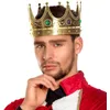 Image de Boland Chapeau roi couronne pour homme Crèche médiévale du livre Accessoire de costume pour adulte