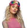 Image de Boland Lunettes de ski pour costume et fête, lunettes élégantes pour festival, carnaval ou après-ski soirée à thème