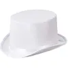Image de Long blanc hat with gala form for adults (chapeau/chapeau), color/modèle assorti.