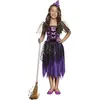 Image de Boland 78124 Costume pour enfant Sorcière scintillante 4-6 ans, violet/noir