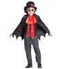 Image de Boland Costume de maître vampire pour enfants, costume de carnaval pour Halloween, carnaval et fêtes à thème