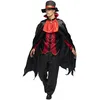 Image de Boland Costume de maître de vampire pour adulte, costume de carnaval, ensemble de costume pour Halloween, carnaval et fête à thème