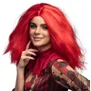 Image de Boland 85609 - Perruque Miss Clown - Rouge - Cheveux synthétiques longs - Accessoire pour costume de carnaval, Halloween