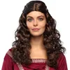 Image de Boland 85717   Perruque femme château - Cheveux synthétiques marron avec boucles - Accessoire pour costume de carnaval, fête à thème