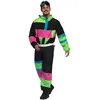 Image de Boland Combinaison de ski pour homme, costume de carnaval pour fête à thème, Halloween ou carnaval, déguisement des années 80