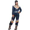 Image de Boland Costume de ski pour femme, costume de carnaval pour fête à thème, Halloween ou carnaval, déguisement des années 80