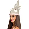 Image de Boland 99951 - Chapeau en peluche requin pour adulte, poisson, monde sous-marin, couvre-chef, accessoire, fête à thème, carnaval, Gris, Taille unique