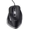 Image de Trust FYDA Ergonomische muis Kabelgebonden Optisch Zwart 6 Toetsen 5000 dpi Ergonomisch