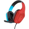 Image de Trust Gaming GXT 416S Zirox Casque Gaming Léger pour Nintendo Switch avec Transducteurs 50 mm, Audio Jack 3.5 mm, Câble de 1,2 m, Casque Gamer Filaire Over-Ear avec Micro - Bleu/Rouge