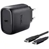 Image de Trust Maxo USB-oplader 45 W USB PD 3.0 Zwart Binnen Snellader, GaN, USB Power Delivery (USB-PD)