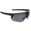 Image de BBB Lunettes de cyclisme durables pour homme et femme Protection UV 100% gravier Vélo de route et VTT Comet Noir brillant Fumé BSG-75