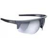 Image de BBB Lunettes de cyclisme durables pour homme et femme Protection UV 100% gravier Vélo de route et VTT Comet Mat Transparent Gris BSG-75