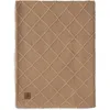 Image de Jollein Couverture pour bébé Check Knit, Biscuit - Polaire Teddy - 100 x 150 cm - 60% coton, 40% acrylique - Intérieur 100% polyester - Pour lit d'enfant - TOG 2.0 - Certifié Oeko-Tex - Motif de