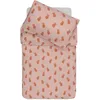 Image de Jollein Parure de lit pour enfant - Miffy Shadow, Rose sauvage - 100 x 140 cm - 100% coton - Certifié Oeko-Tex - Parure de lit pour bébé avec taie d'oreiller