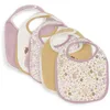 Image de Jollein Lot de 5 bavoirs pour bébé - Fées de fleurs - Bavoir imperméable - Avec fermeture - Bavoir pour bébé