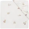 Image de Jollein Drap-housse en jersey - Pour lit de bébé - Animal Friends - 70/75 x 140/150 cm - Drap-housse en coton - Certifié Oeko-TEX