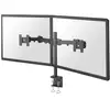 Image de Neomounts FPMA-D960D Tafelbeugel voor monitor Aantal monteerbare displays: 2 Display(s) 25,4 cm (10) - 68,6 cm (27) Zwart Kantelbaar, Zwenkbaar, Roteerbaar,