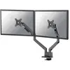 Image de Neomounts DS70-250BL2 Monitor-tafelbeugel Aantal monteerbare displays: 2 Display(s) 43,2 cm (17) - 81,3 cm (32) Zwart In hoogte verstelbaar, Kantelbaar,