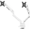 Image de Neomounts DS70-250WH2 Tafelbeugel voor monitor Aantal monteerbare displays: 2 Display(s) 43,2 cm (17) - 81,3 cm (32) Wit Kantelbaar, Zwenkbaar, Roteerbaar, In