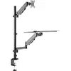 Image de Neomounts DS90-325BL1 Tafelbeugel voor monitor Aantal monteerbare displays: 1 Display(s) 43,2 cm (17) - 81,3 cm (32) Zwart In hoogte verstelbaar,...