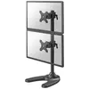 Image de Neomounts FPMA-D700DDV Monitorvoet Aantal monteerbare displays: 2 Display(s) 25,4 cm (10) - 68,6 cm (27) Zwart In hoogte verstelbaar, Kantelbaar, Zwenkbaar,