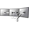 Image de Neomounts NM-D775DX3WHITE Monitor-tafelbeugel Aantal monteerbare displays: 3 Display(s) 43,2 cm (17) - 61 cm (24) Wit Zwenkbaar, Roteerbaar, Kantelbaar, In