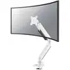 Image de Neomounts NM-D775WHITEPLUS Tafelbeugel voor monitor Aantal monteerbare displays: 1 Display(s) 25,4 cm (10) - 124,5 cm (49) Wit Zwenkbaar, Roteerbaar,