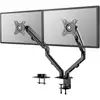 Image de Neomounts FPMA-D650DBLACK Tafelbeugel voor monitor Aantal monteerbare displays: 1 Display(s) 43,2 cm (17) - 68,6 cm (27) Zwart Kantelbaar, Zwenkbaar,