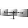 Image de Neomounts FPMA-D550DD3BLACK Monitor-tafelbeugel Aantal monteerbare displays: 3 Display(s) 33,0 cm (13) - 68,6 cm (27) Zwart Kantelbaar, Roteerbaar, Zwenkbaar,