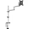 Image de Neomounts DS60-425WH1 Tafelbeugel voor monitor Aantal monteerbare displays: 1 Display(s) 43,2 cm (17) - 68,6 cm (27) Wit In hoogte verstelbaar, Kantelbaar,