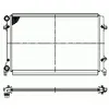 Image de NRF B.V. Radiateur moteur pour VOLKSWAGEN: Touran, Golf, Caddy, Passat, Eos, Jetta & SKODA: Octavia & AUDI: A3 & SEAT: Altea, Toledo (Ref: 53404)